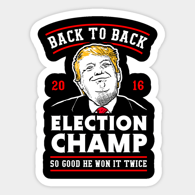 Trump Recount Sticker by dumbshirts